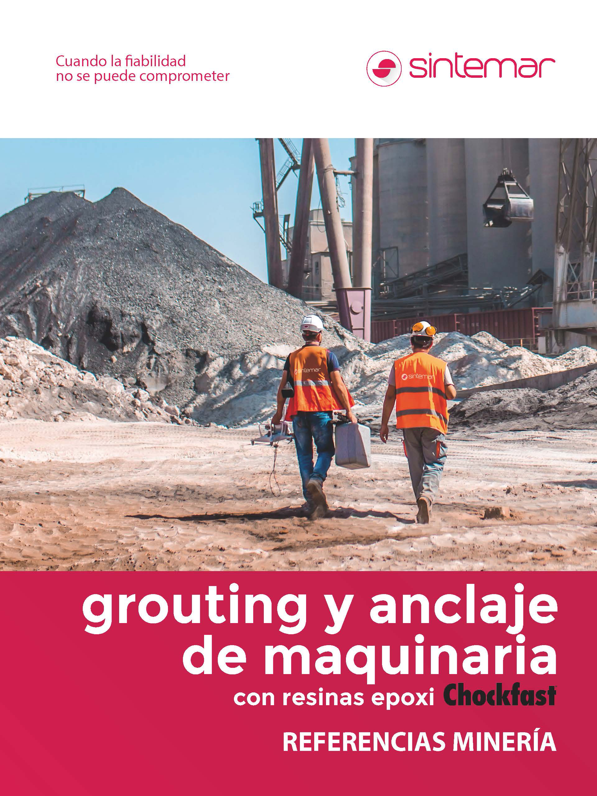 Grouting y anclaje de maquinaria - Referencias minería