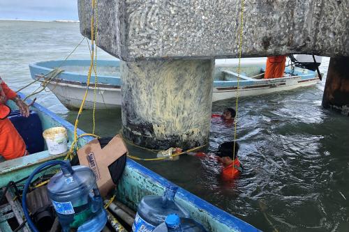 Rehabilitación de pilotes en puente "El Zacatal"