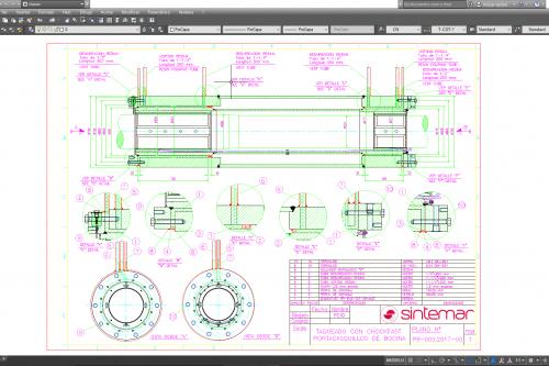 Sterntube bearing chocking design