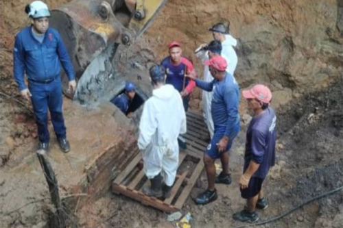 Contención de fugas para tubería de 48" de diámetro en la red de acueducto Industrial Contención de fugas para tubería de 48" de diámetro en la red de acueducto Industrial