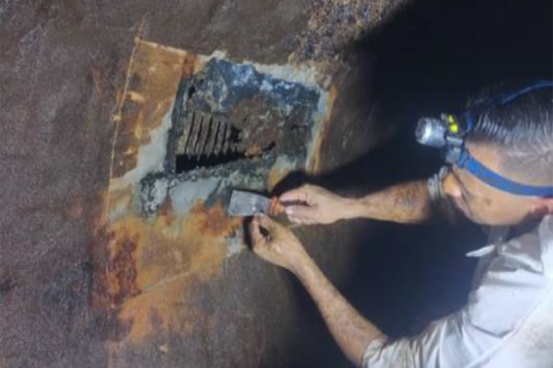 Contención de fugas para tubería de 48" de diámetro en la red de acueducto Industrial Contención de fugas para tubería de 48" de diámetro en la red de acueducto Industrial